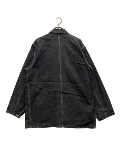 CarHartt（カーハート）CarHartt (カーハート) デニムカバーオール ブラック サイズ:Lの古着・服飾アイテム