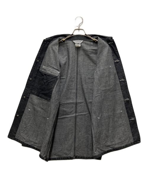 CarHartt（カーハート）CarHartt (カーハート) デニムカバーオール ブラック サイズ:Lの古着・服飾アイテム