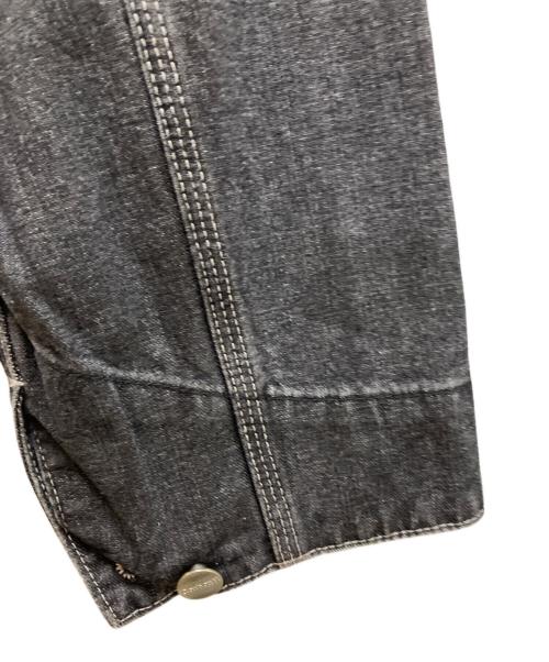 CarHartt（カーハート）CarHartt (カーハート) デニムカバーオール ブラック サイズ:Lの古着・服飾アイテム