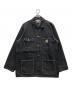 CarHartt（カーハート）の古着「デニムカバーオール」｜ブラック