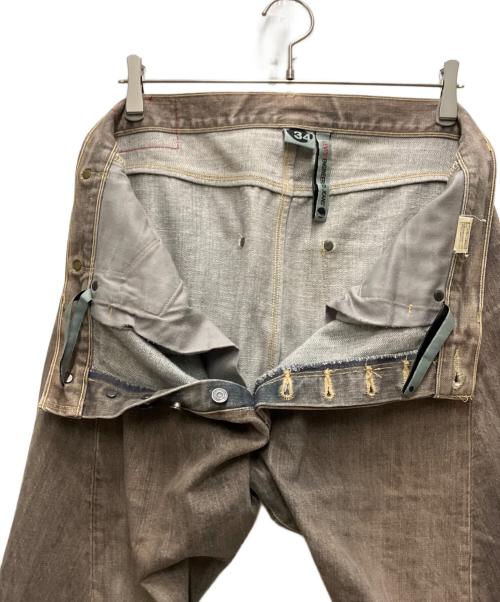 LEVI'S ENGINEERED（リーバイスエンジニアード）LEVI'S ENGINEERED (リーバイスエンジニアード) 00S 立体裁断デニムパンツ ブラウン サイズ:34の古着・服飾アイテム