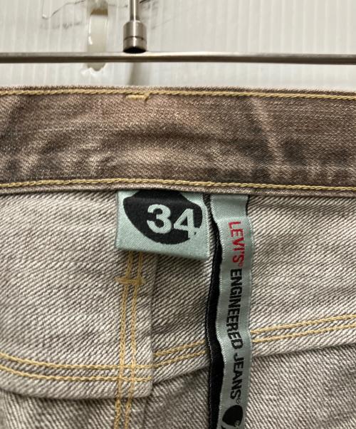 LEVI'S ENGINEERED（リーバイスエンジニアード）LEVI'S ENGINEERED (リーバイスエンジニアード) 00S 立体裁断デニムパンツ ブラウン サイズ:34の古着・服飾アイテム