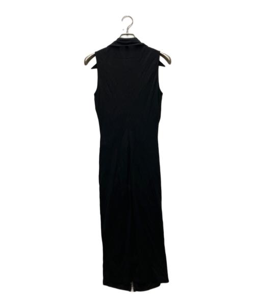 GIVENCHY（ジバンシィ）GIVENCHY (ジバンシィ) ジップデザインノースリーブワンピース ブラック サイズ:36の古着・服飾アイテム