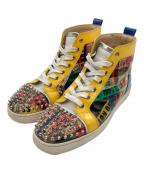 Christian Louboutinクリスチャン・ルブタン）の古着「スタッズサイケデリックスニーカー」｜マルチカラー