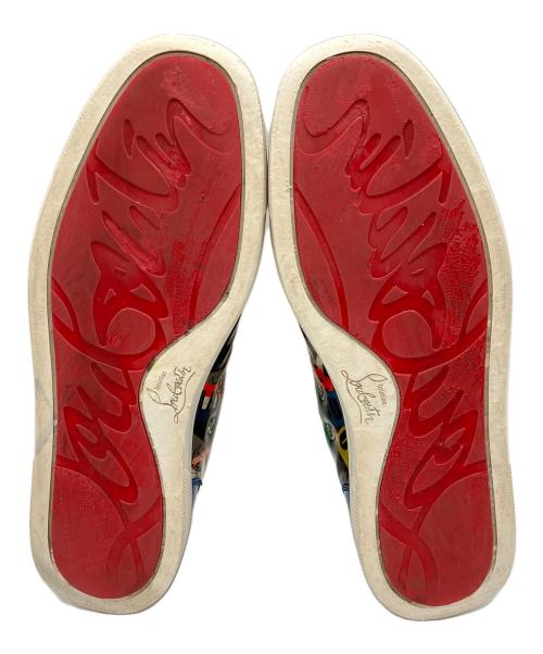 Christian Louboutin（クリスチャン・ルブタン）Christian Louboutin (クリスチャン・ルブタン) スタッズサイケデリックスニーカー マルチカラー サイズ:40の古着・服飾アイテム