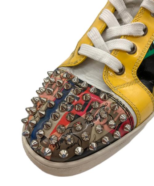 Christian Louboutin（クリスチャン・ルブタン）Christian Louboutin (クリスチャン・ルブタン) スタッズサイケデリックスニーカー マルチカラー サイズ:40の古着・服飾アイテム