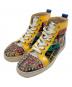 Christian Louboutin（クリスチャン・ルブタン）の古着「スタッズサイケデリックスニーカー」｜マルチカラー