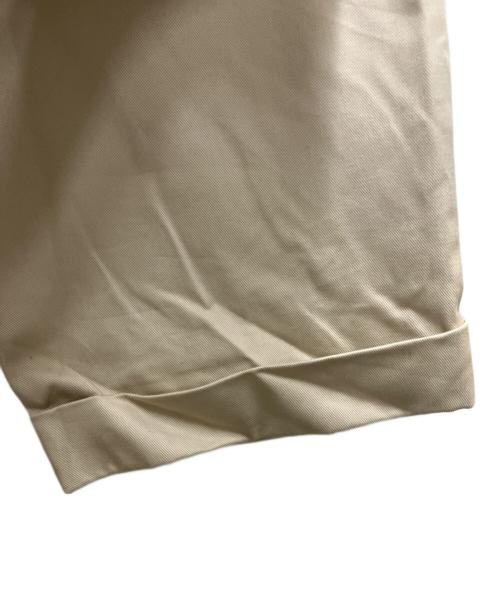 TapWater（タップウォーター）TapWater (タップウォーター) Cotton Chino Tuck Trousers ベージュ サイズ:34の古着・服飾アイテム