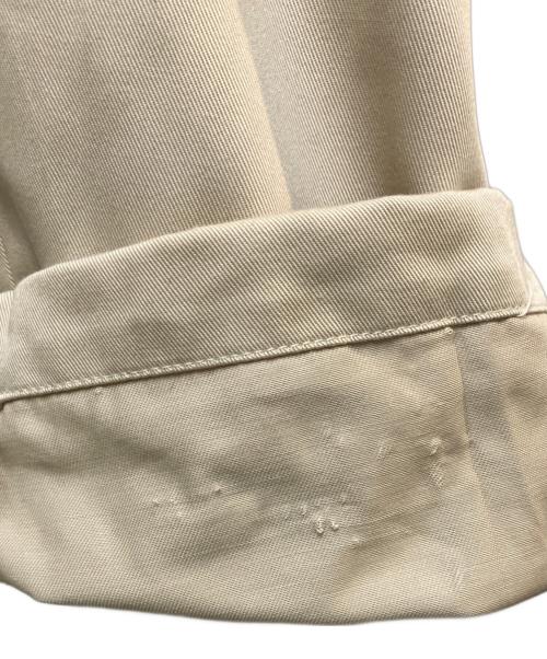 TapWater（タップウォーター）TapWater (タップウォーター) Cotton Chino Tuck Trousers ベージュ サイズ:34の古着・服飾アイテム