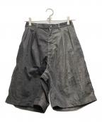 ERiKOKATORiエリコカトリ）の古着「flow dye nylon shorts ナイロンハーフパンツ」｜グレー