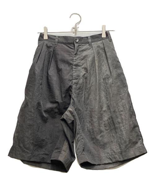 ERiKOKATORi（エリコカトリ）ERIKOKATORI (エリコカトリ) flow dye nylon shorts ナイロンハーフパンツ グレー サイズ:FREEの古着・服飾アイテム