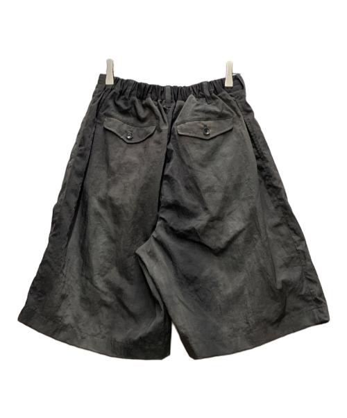 ERiKOKATORi（エリコカトリ）ERIKOKATORI (エリコカトリ) flow dye nylon shorts ナイロンハーフパンツ グレー サイズ:FREEの古着・服飾アイテム
