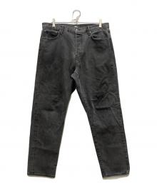 stussy（ステューシー）の古着「テーパードデニムパンツ」｜ブラック