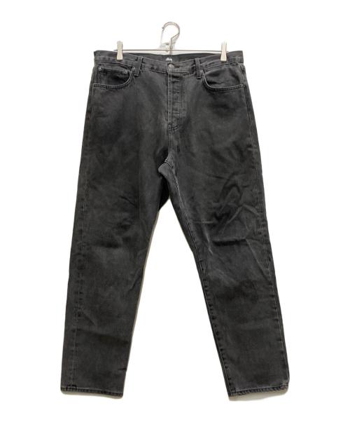 stussy（ステューシー）stussy (ステューシー) テーパードデニムパンツ ブラック サイズ:32の古着・服飾アイテム
