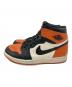 NIKE (ナイキ) AIR JORDAN1 RETRO HIGH OG SHATTERED BACKBOARD ハイカットスニーカー ブラック×オレンジ サイズ:28：11000円