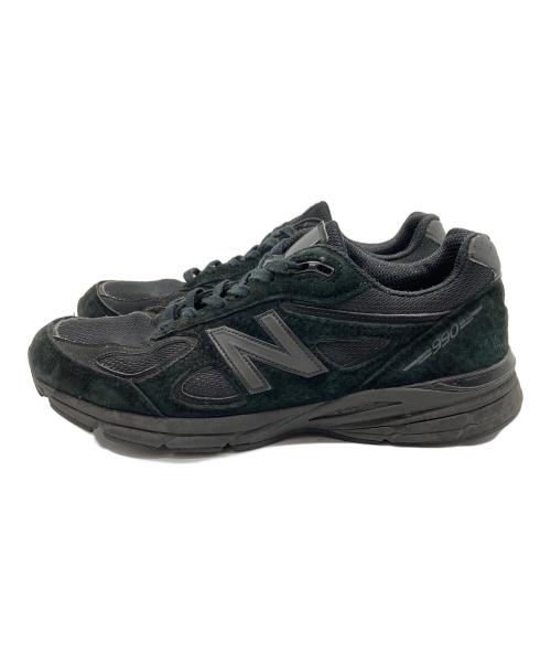 NEW BALANCE（ニューバランス）NEW BALANCE (ニューバランス) 990V４ ローカットスニーカー トリプルブラック サイズ:28の古着・服飾アイテム
