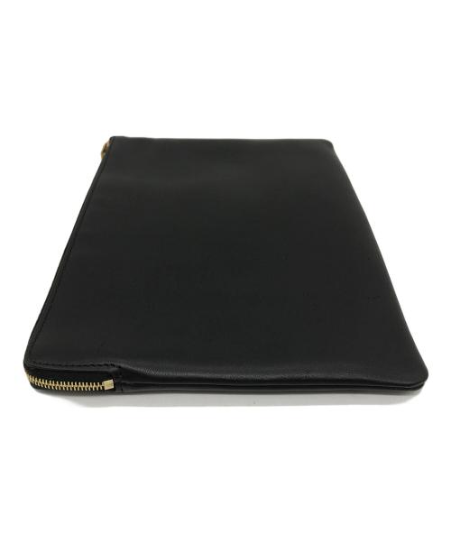 CELINE（セリーヌ）CELINE (セリーヌ) ジップレザークラッチバッグ ブラック サイズ:ONE SIZEの古着・服飾アイテム