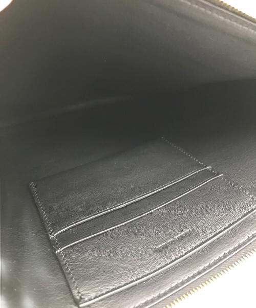 CELINE（セリーヌ）CELINE (セリーヌ) ジップレザークラッチバッグ ブラック サイズ:ONE SIZEの古着・服飾アイテム