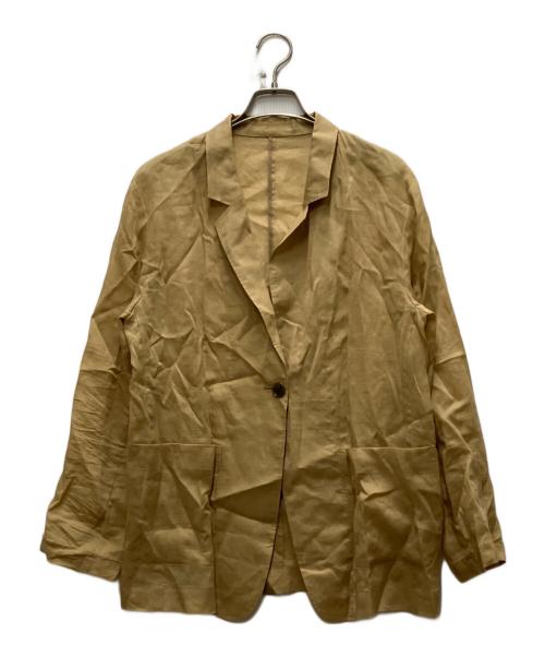 Spick and Span（スピック＆スパン）Spick and Span (スピック＆スパン) スピック＆スパン ラミーミックスシアージャケット ベージュ サイズ:36の古着・服飾アイテム