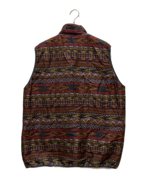 Needles（ニードルズ）Needles (ニードルズ) 23AW PIPING QUILT VEST ブラウン×パープル サイズ:Sの古着・服飾アイテム