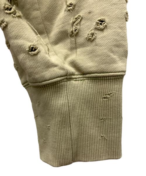 FAF（エフエーエフ）FAF (エフエーエフ) Damage Zip up Hoodie グリーン サイズ:XLの古着・服飾アイテム