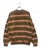 BoTTボット）の古着「24SS gradation cotton sweater」｜ブラウン