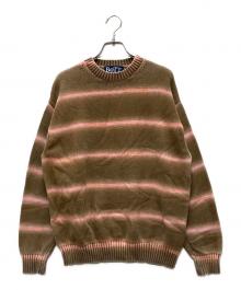 BoTT（ボット）の古着「24SS gradation cotton sweater」｜ブラウン