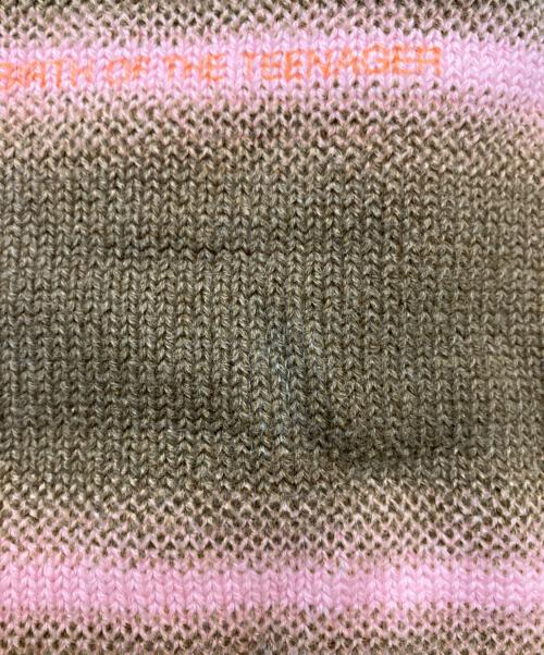 BoTT（ボット）BoTT (ボット) 24SS gradation cotton sweater ブラウン サイズ:Mの古着・服飾アイテム