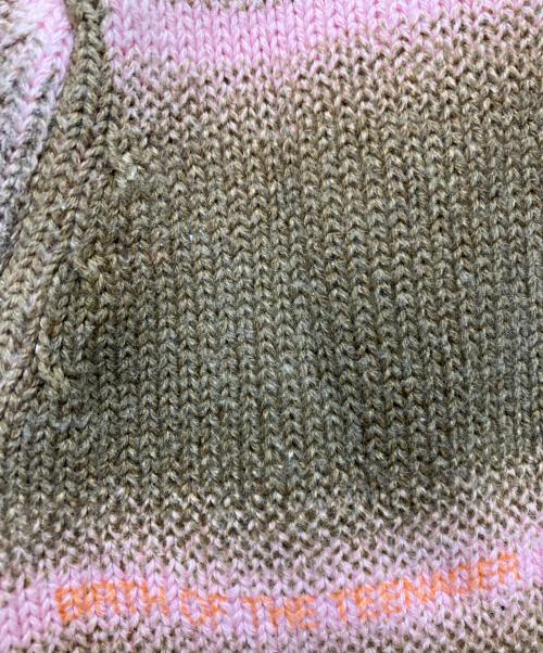 BoTT（ボット）BoTT (ボット) 24SS gradation cotton sweater ブラウン サイズ:Mの古着・服飾アイテム