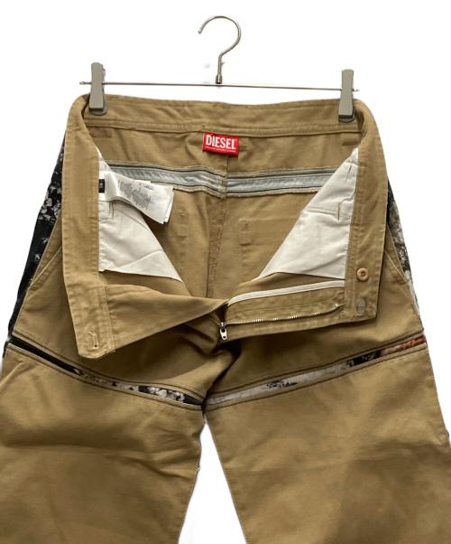 DIESEL（ディーゼル）DIESEL (ディーゼル) P-Mich ワークパンツ ブラウン サイズ:50の古着・服飾アイテム
