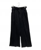SYUMAN.シュウマン）の古着「Ravioli trousers type pile tweed」｜ブラック