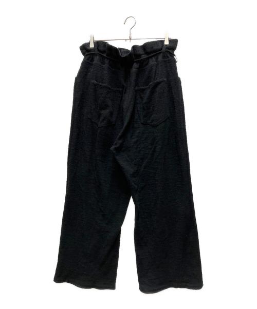 SYUMAN.（シュウマン）SYUMAN. (シュウマン) Ravioli trousers type pile tweed ブラック サイズ:2の古着・服飾アイテム