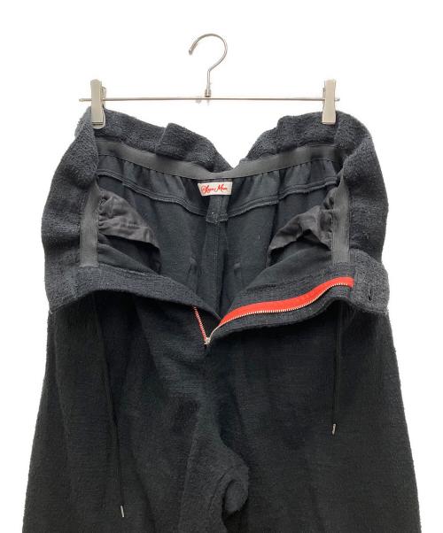 SYUMAN.（シュウマン）SYUMAN. (シュウマン) Ravioli trousers type pile tweed ブラック サイズ:2の古着・服飾アイテム