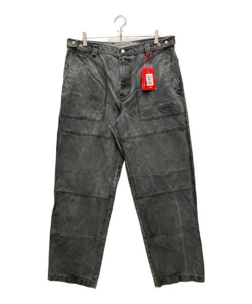 DIESEL（ディーゼル）DIESEL (ディーゼル) P-CHART BAGGY JEANS グレー サイズ:52の古着・服飾アイテム