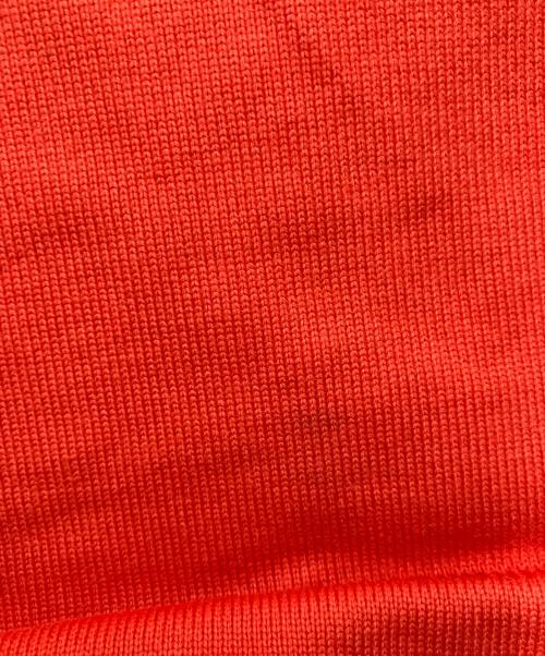 ERL（イーアールエル）ERL (イーアールエル) Vネックフットボールシャツニット レッド サイズ:Mの古着・服飾アイテム