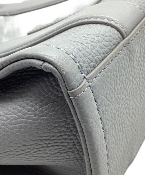 MARC JACOBS（マークジェイコブス）MARC JACOBS (マークジェイコブス) THE LEATHER MINI TOTE BAG グレーの古着・服飾アイテム