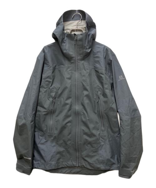 SALOMON（サロモン）SALOMON (サロモン) GORE-TEX SHELL JACKET グレー サイズ:Lの古着・服飾アイテム