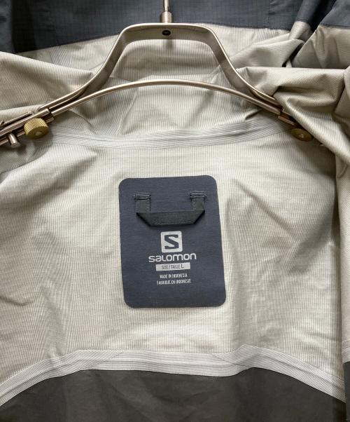SALOMON（サロモン）SALOMON (サロモン) GORE-TEX SHELL JACKET グレー サイズ:Lの古着・服飾アイテム