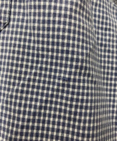 POLO RALPH LAUREN（ポロ・ラルフローレン）POLO RALPH LAUREN (ポロ・ラルフローレン) コットンチェックオープンカラーシャツ ブルー サイズ:Lの古着・服飾アイテム
