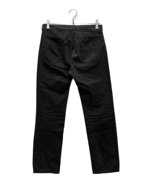 Maison Margiela（メゾンマルジェラ）Maison Margiela (メゾンマルジェラ) ストレートデニムパンツ ブラック サイズ:44の古着・服飾アイテム