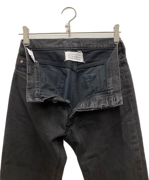 Maison Margiela（メゾンマルジェラ）Maison Margiela (メゾンマルジェラ) ストレートデニムパンツ ブラック サイズ:44の古着・服飾アイテム