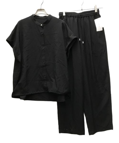 JOURNAL STANDARD relume（ジャーナルスタンダード レリューム）JOURNAL STANDARD relume (ジャーナルスタンダード レリューム) タンブラーバンドカラーセットアップ ブラック サイズ:38の古着・服飾アイテム