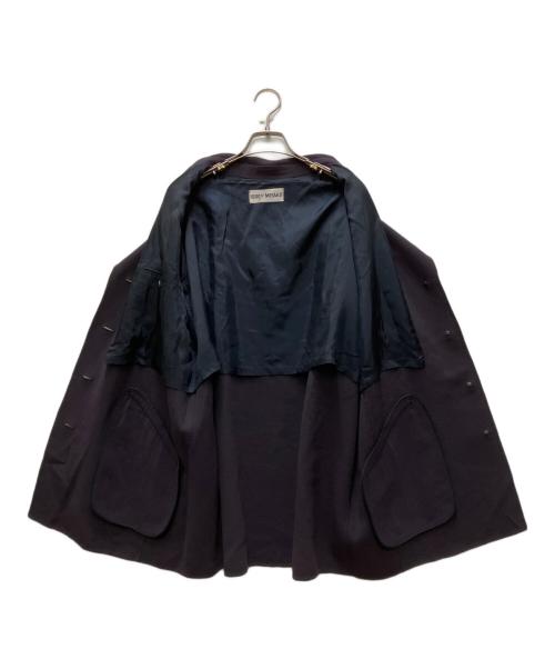 ISSEY MIYAKE（イッセイミヤケ）ISSEY MIYAKE (イッセイミヤケ) ショールカラーウールジャケット ネイビー サイズ:Lの古着・服飾アイテム