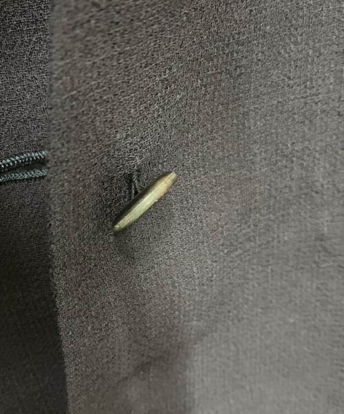 ISSEY MIYAKE（イッセイミヤケ）ISSEY MIYAKE (イッセイミヤケ) ショールカラーウールジャケット ネイビー サイズ:Lの古着・服飾アイテム