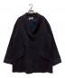 ISSEY MIYAKE（イッセイミヤケ）の古着「ショールカラーウールジャケット」｜ネイビー