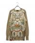 ETRO（エトロ）の古着「シルク切替レーヨンニット」｜ベージュ
