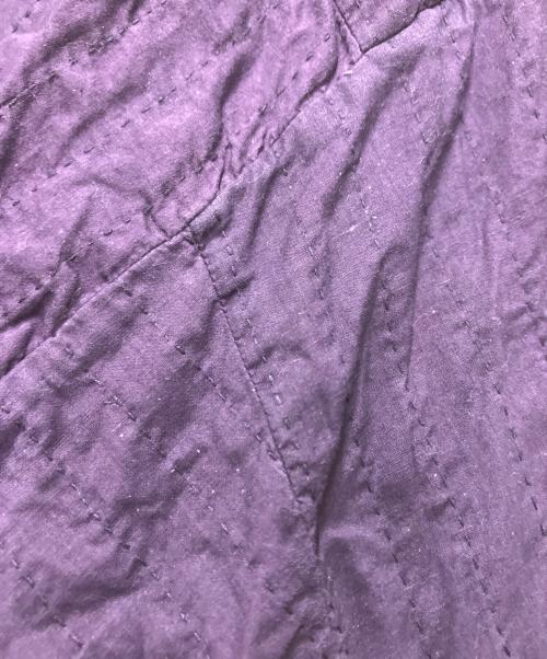 HaaT（ハート）Haat (ハート) ワッシャー加工バンドカラーシャツ パープル サイズ:2の古着・服飾アイテム