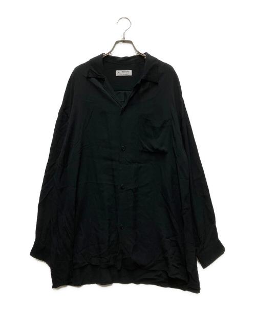 MAATEE&SONS（マーティーアンドサンズ）MAATEE&SONS (マーティーアンドサンズ) RAYON Open Collar Shirts ブラック サイズ:3の古着・服飾アイテム
