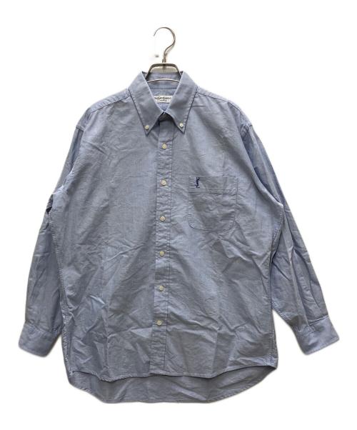 Yves Saint Laurent（イヴサンローラン）Yves Saint Laurent (イヴサンローラン) オックスフォードシャツ ブルー サイズ:Mの古着・服飾アイテム