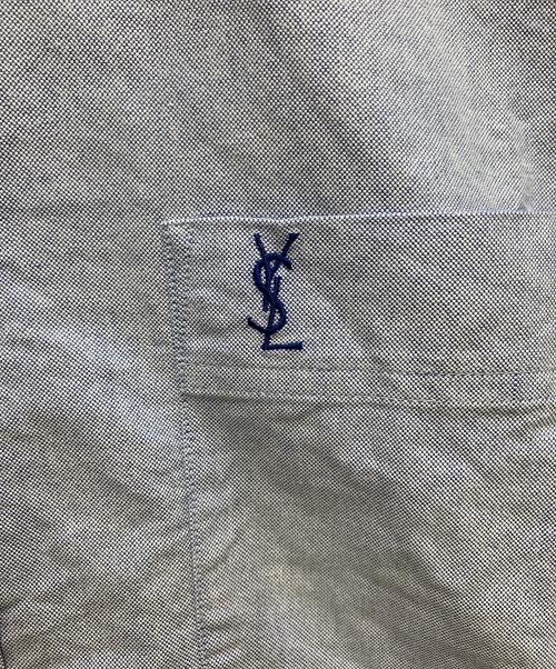 Yves Saint Laurent（イヴサンローラン）Yves Saint Laurent (イヴサンローラン) オックスフォードシャツ ブルー サイズ:Mの古着・服飾アイテム
